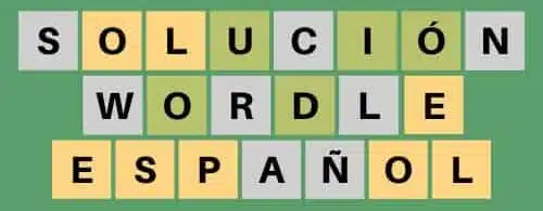 Soluciones para el juego de palabras "wordle en español"