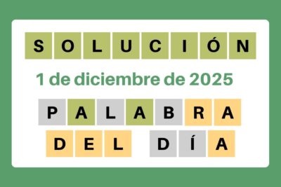 Solución del Wordle – 1 de diciembre de 2025