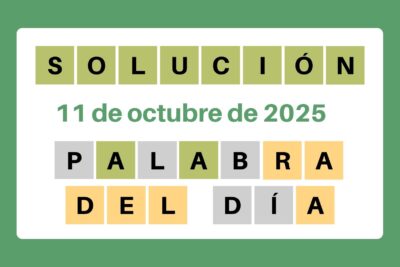 Solución del Wordle – 11 de octubre de 2025