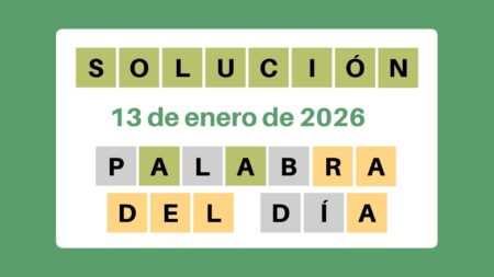 Solución del Wordle – 13 de enero de 2026