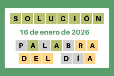 Solución del Wordle – 16 de enero de 2026