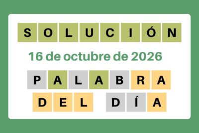 Solución del Wordle — 16 de octubre de 2026