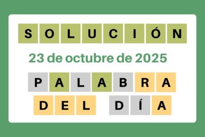 Solución del Wordle – 23 de octubre de 2025