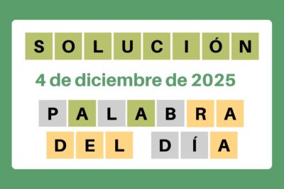 Solución del Wordle – 4 de diciembre de 2025
